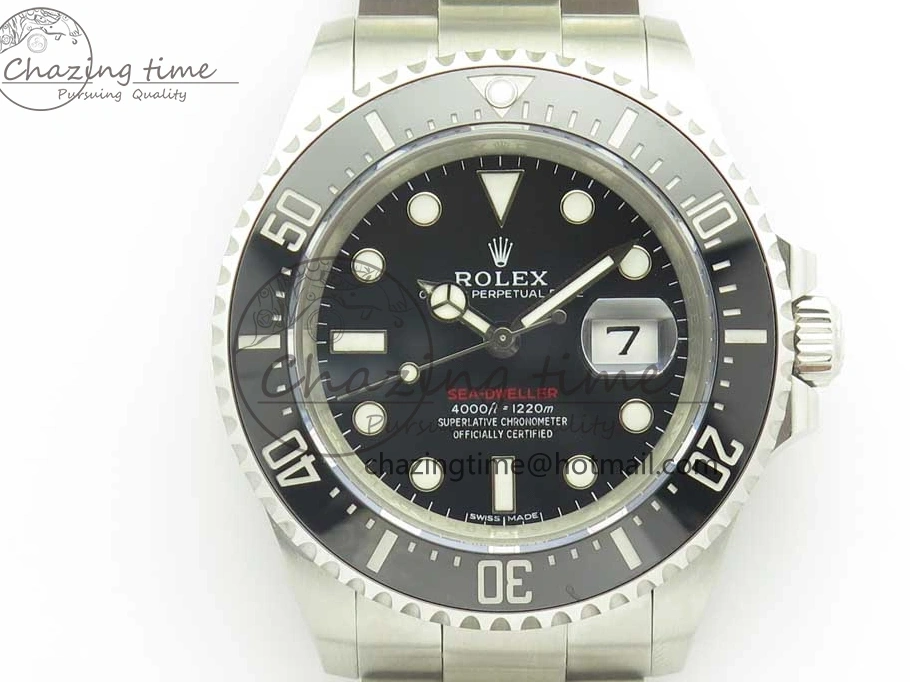 MiroTime 0226 Sea-Dweller 2017 Baselworld 126600 Noob 1:1 Best Edition 904L Steel Black Dial on SS Bracelet A2836 V Versatile 3312